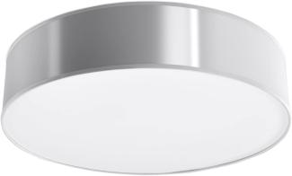 Sollux ARENA moderne Deckenlampe rund silber 3-flg. E27