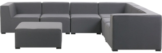Ecksofa mit Ottomane AREZZO Grau