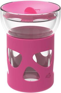 Leonardo To go Becher IN GIRO, Kaffeebecher, Isolierbecher, Materialmix, Pink, 250 ml, 029210