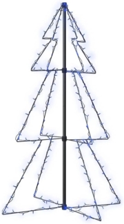 vidaXL Weihnachtsbaum in Kegelform 160 LEDs Indoor & Outdoor 78x120 cm 328567