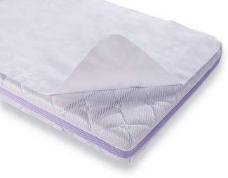 Träumeland 'Airsafe 3D' Nässeschutzauflage, mit 3D-Luftpolster zur verbesserten Luftzirkulation, Baumwolle, Weiß, 120x200 cm