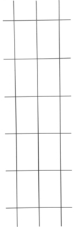 TrendLine Spaliergitter 150x45 cm