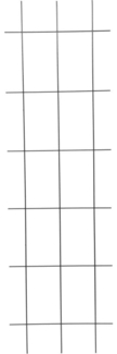 TrendLine Spaliergitter 150 x 45 cm
