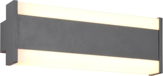 LED Außenwandleuchte DAWSON Up and Down Lichteffekt, Anthrazit Breite 30cm