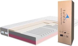 NOX Matratze 180x200 Komfortschaum mittelfest H3 + H4 Comfort Plus 23 cm | 30 Nächte Probeschlafen | Rollmatratze | Kaltschaum Matratze | Wendematratze | Antibakterieller Bezug mit Reißverschluss