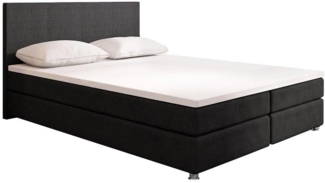 Boxspringbett Athene Dunkelgrau 120x200 H4 (100kg+)