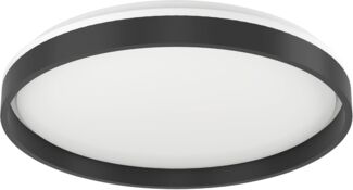 EGLO LED Deckenleuchte MOSCHETTINO-Z Deckenlampe, Disco-Modus, ZigBee 3.0, Wohnzimmerlampe, CCT - über Fernbedienung, Dimmer, Dimmfunktion, Farbsteuerung, Farbwechsel, Fernbedienung, Infrarot inkl, Memoryfunktion, Nachtlichtfunktion, RGB, Smart Home, T...