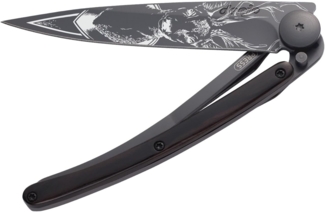 Deejo Messer 37 g Schwarz Ebenholz Hirsch
