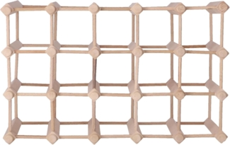 WELL HOME MOBILIARIO & DECORACIÓN Weinregal aus Buche für 20 Flaschen