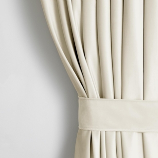 AmeliaHome Gardine Gardine Ösen Vorhang mit Raffhalter Samt Ösenvorhang Verdunkelnd (1 St), Ösen, Samt, inkl. Raffhalter