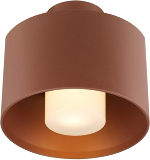 SLV PHOTONI CYL, Deckenaufbauleuchte, zylindrisch, 1x max. 13W, E27, rost - Wand- und Deckenleuchten