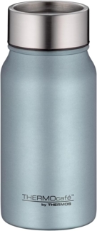 THERMOcafé by THERMOS TC DRINKING MUG blue mat 0,35l, Thermobecher Edelstahl, Isolierbecher, Kaffeebecher to go, auslaufsicher, 8 Stunden heiß 16 Stunden kalt, spülmaschinenfest, BPA-frei