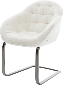 Freischwinger Gaio-Flex Bouclé Soft Beige Freischwinger flach Graphit