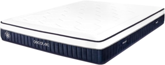 Cecotec Hybridmatratze Fluss Cecofresh 2700 CoolConfort Hybrid 90x200. Multicapa, Kern von Sackflecken und CoolConfort -Technologie, erfrischendes Gefühl, hohe Festigkeit, Höhe 27 cm