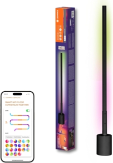 LEDVANCE SMART WIFI FLOOR CORNER SLIM WITH REMOTE CONTROL Black SLIM RGB + TW + RC