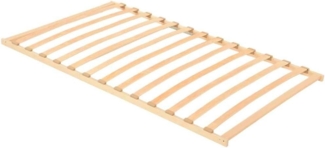 vidaXL Lattenrost Braun 100 x 190 cm Massives Buchenholz 42015279