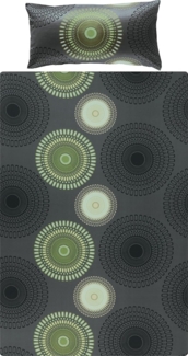 REDBEST Bettwäsche Bettwäsche, Mako-Satin, 2 teilig, Satin Kreise