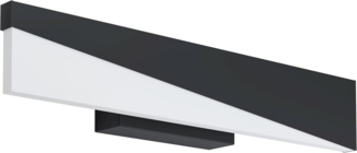 Eglo 99563 LED Wandleuchte ISIDRO schwarz satiniert L:39,57 H:8cm 3000K