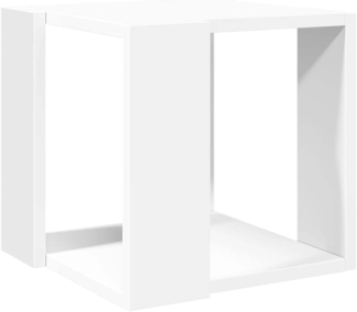 vidaXL Couchtisch Weiß 32x32x30 cm Holzwerkstoff 848143