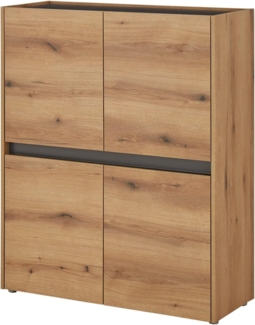 Highboard Center in Eiche Evoke 100 x 120 cm