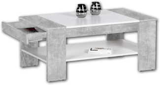 Couchtisch Felix Plus / Finley Plus , Grau , 100 x 44 x 58 cm
