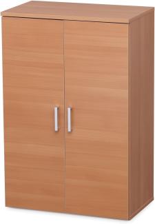 Iris Ohyama, Möbel, Regal, Schrank, Schuhorganizer, 6 Compartments, Modular, Kann 18 Paar enthalten, Flur, Schlafzimmer, Wohnzimmer, Büro - Shoe cabinet SR-6035-Hellbraun