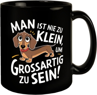 speecheese Tasse Fröhlicher Dackel - Großartig sein Tasse