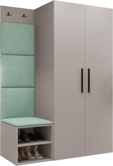 Garderoben-Set Mapreni IV (Farbe: Cashmere, Manila 11)