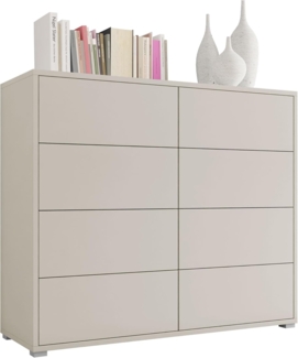 Kommode Gesita K8SZ, Holz, Cashmere, 120 x 93 x 41 cm