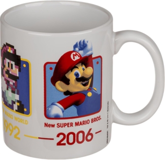 Out of the blue 78,8328 eramik-Becher, Super Mario, für ca. 325 ml, H: 10 cm, Keramik