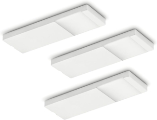 Naber Unterbauleuchte Yolo Neo LED-Warmweiß 7062235 3er-Set weiß