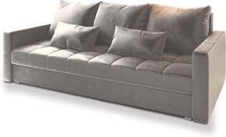 Masseno Sofa SIRO mit Schlaffunktion, Schlafsofa, Couch mit Bettkasten