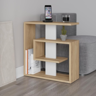 Decortie Beistelltisch Saly, Moderner Beistelltisch, 55 x 20 x 57 cm