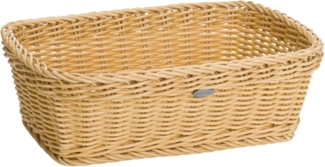 SALEEN Brotkorb Kunststoff 31,5x22x10cm beige