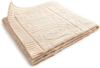 Sonnenstrick Kuscheldecke beige