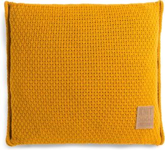 Knit Factory Jesse Kissen 50x50 cm Glatt Gelb