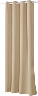 Woltu Vorhang, Ösen (1 St), blickdicht, Thermovorhang mit Ösen, 250 g/m²