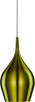 Pendelleuchte, Grün, Aluminium, H 142 cm, VIBRANT