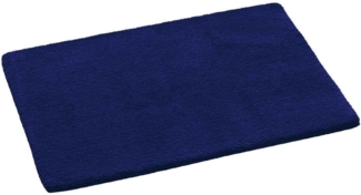 Rhomtuft Badteppich Square|80x160 cm| kobalt