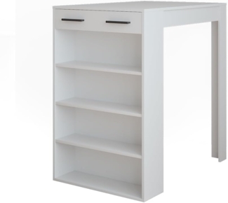 Bartisch Repose Weiß 67 x 100 cm Vicco