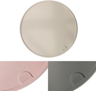 LucyBalu Napfunterlage CIRCLE (29cm), für Katzen, verschiedene Farben, lebensmittelechtes Silikon
