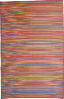 Fab Hab Outdoorteppich Cancun Multicolor aus recyceltem Plastik bunt 240x300 cm