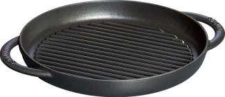 Zwilling STAUB, Grillpfanne, Emaille, Schwarz