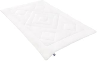 Badenia Bettcomfort Steppbett Irisette Noblesse Leicht Sommerdecke, 155x220 cm, weiß