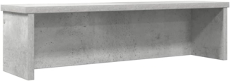 vidaXL Küchenregal Stapelbar Betongrau 60x15x16 cm Holzwerkstoff 860505
