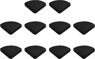 10 Stück Kindersicherheits-Eckenschutz, Eckenschutz für Möbel gegen scharfe Ecken, super weiche Eckenkissenschoner für Möbel, Tisch, Schreibtisch, Betten, Wände