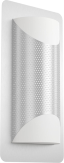 Eglo 98716 LED Wandleuchte CISTIERNA 1 Up & Downlight edelstahl weiß E27 2X10W L:18cm H:35cm T:9cm IP44 dimmbar