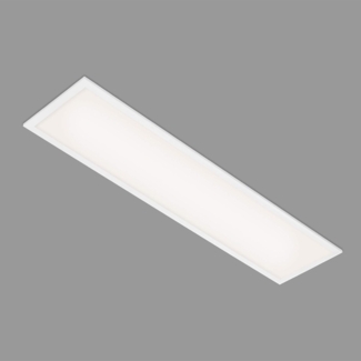 BRILONER - LED Deckenlampe ultraflach, neutralweiße Lichtfarbe, 22 Watt, 2400 Lumen, LED Lampe, LED Deckenleuchte, Wohnzimmerlampe, LED Panel, Küchenlampe, Deckenbeleuchtung, 100 x 25 x 6 cm, Weiß