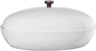 ASA SELECTION Brotkasten mit Deckel KITCHEN'ART, Weiß, B 32 x T 18 cm, Steinzeug, (1-tlg), mit Luftlöchern