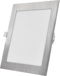 EMOS LED Panel 18 W, quadratische 1600 lm Einbauleuchte, Deckenleuchte 22,5x22,5 cm, extra flach, Einbautiefe 2,1 cm, 3 einstellbare Lichtfarben warmweiß-neutralweiß (3000-4000K), inkl. LED-Treiber